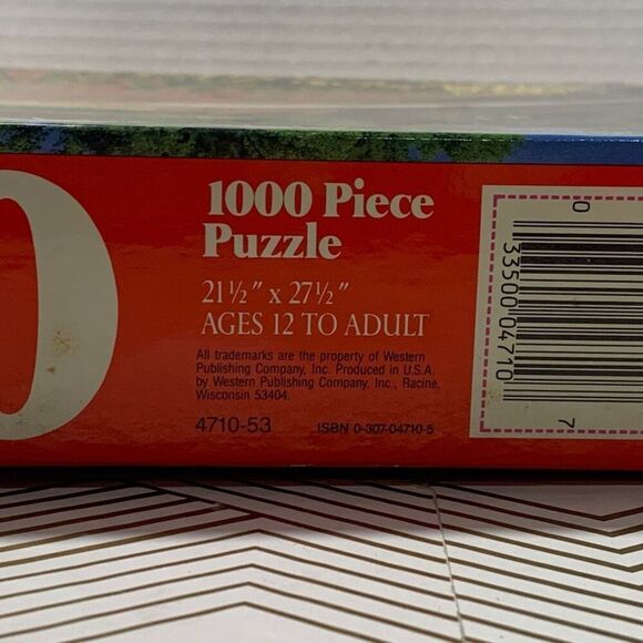 Vintage Golden Guild Cypress Gardens Jigsaw Puzzle 1000 Piece Colorful New - Picture 5 of 5